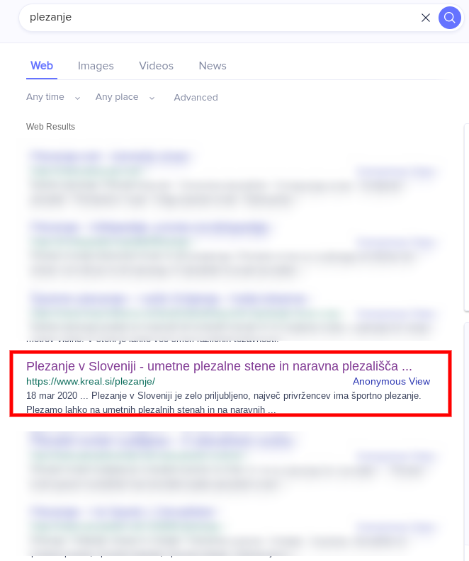 seo optimizacija spletnih strani prednosti